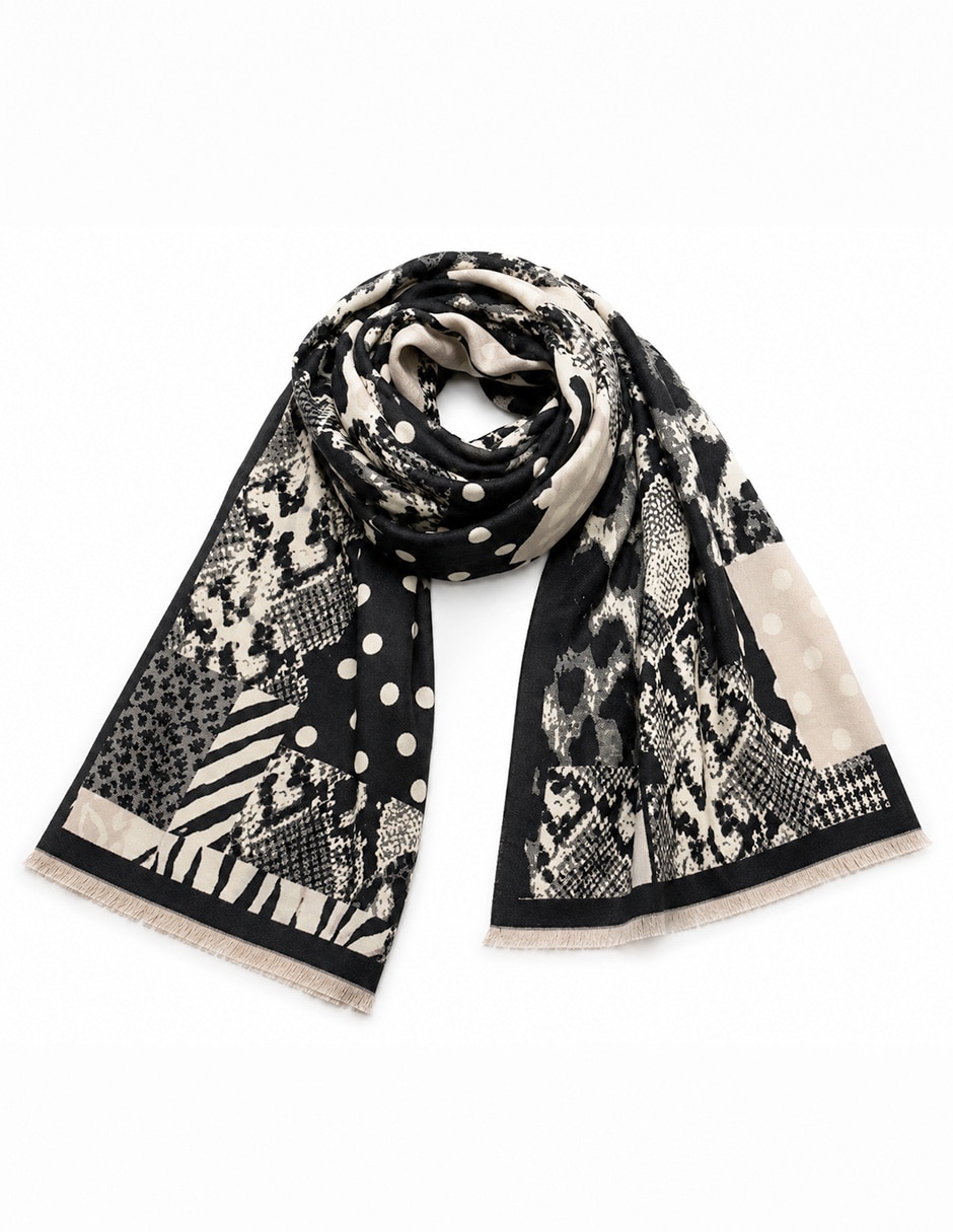 Chal estampado animal print 6