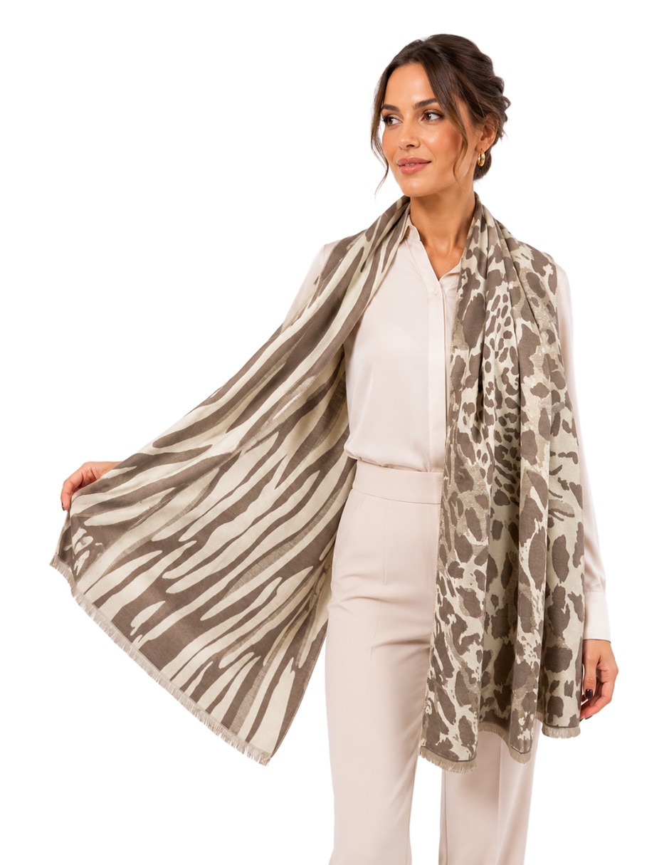 Chal estampado animal print Chal estampado animal print