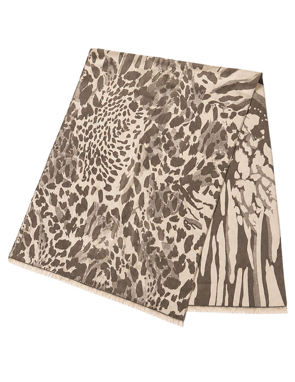 Chal estampado animal print 2