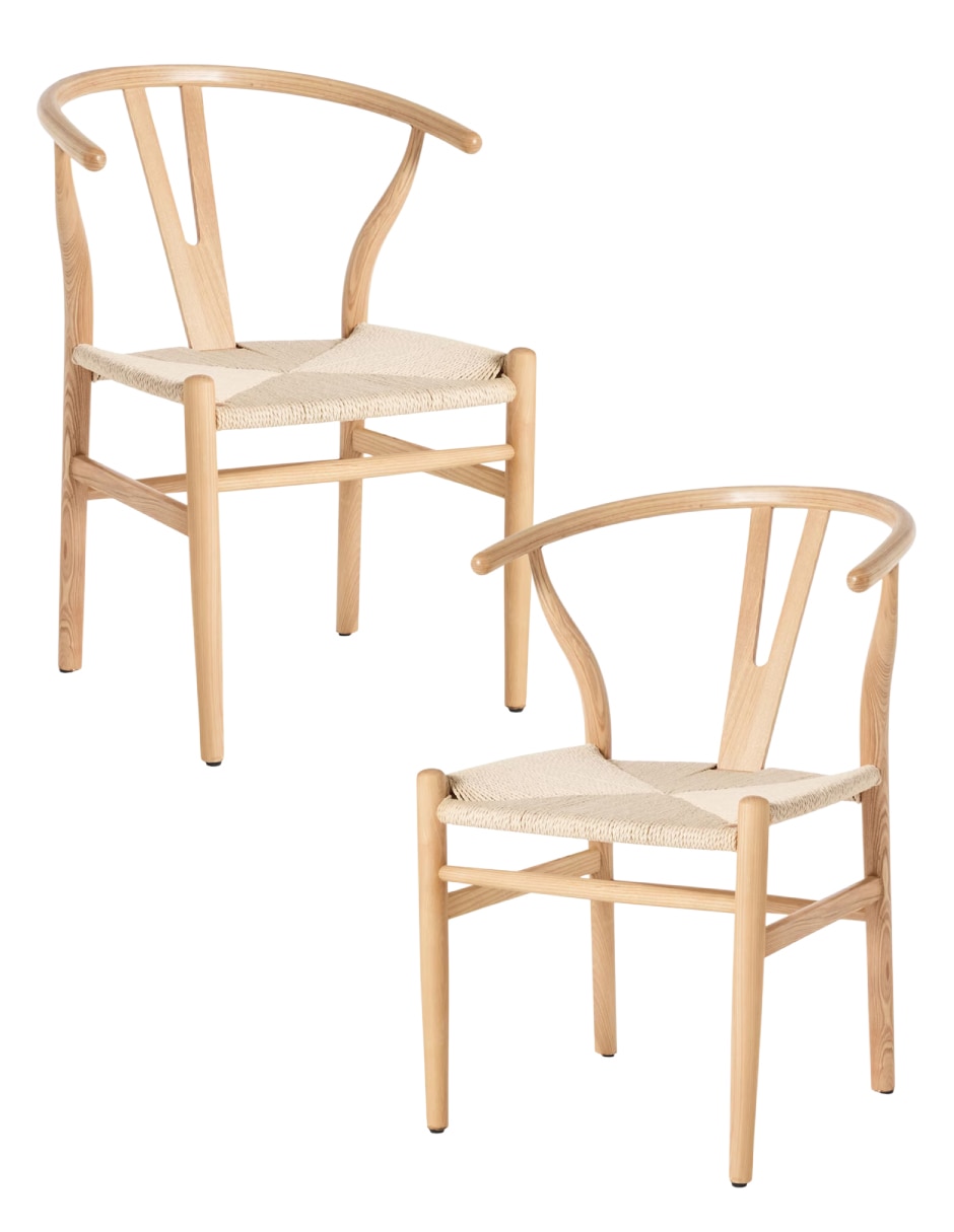 Juego de sillas 2 piezas de Madera