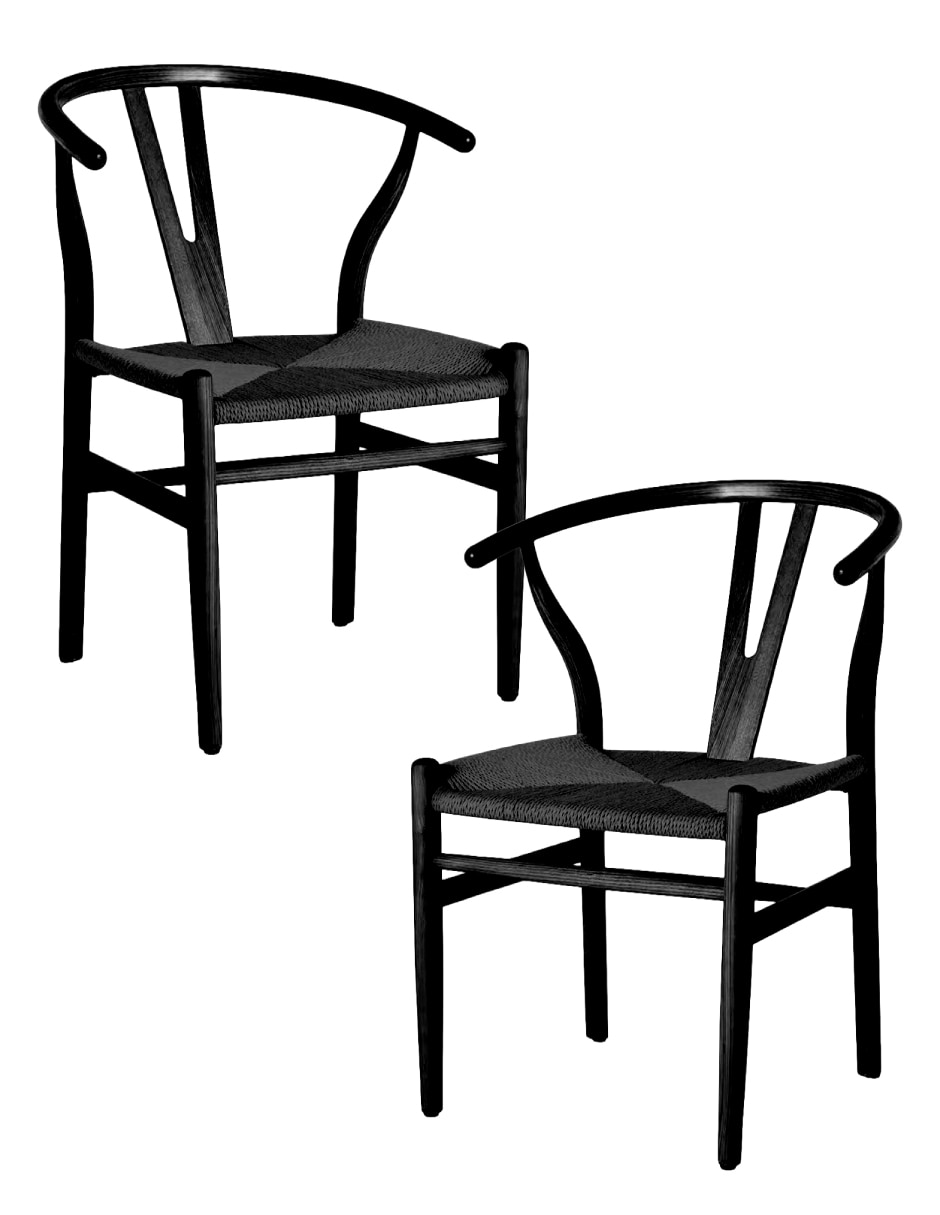 Juego de sillas 2 piezas de Madera 1