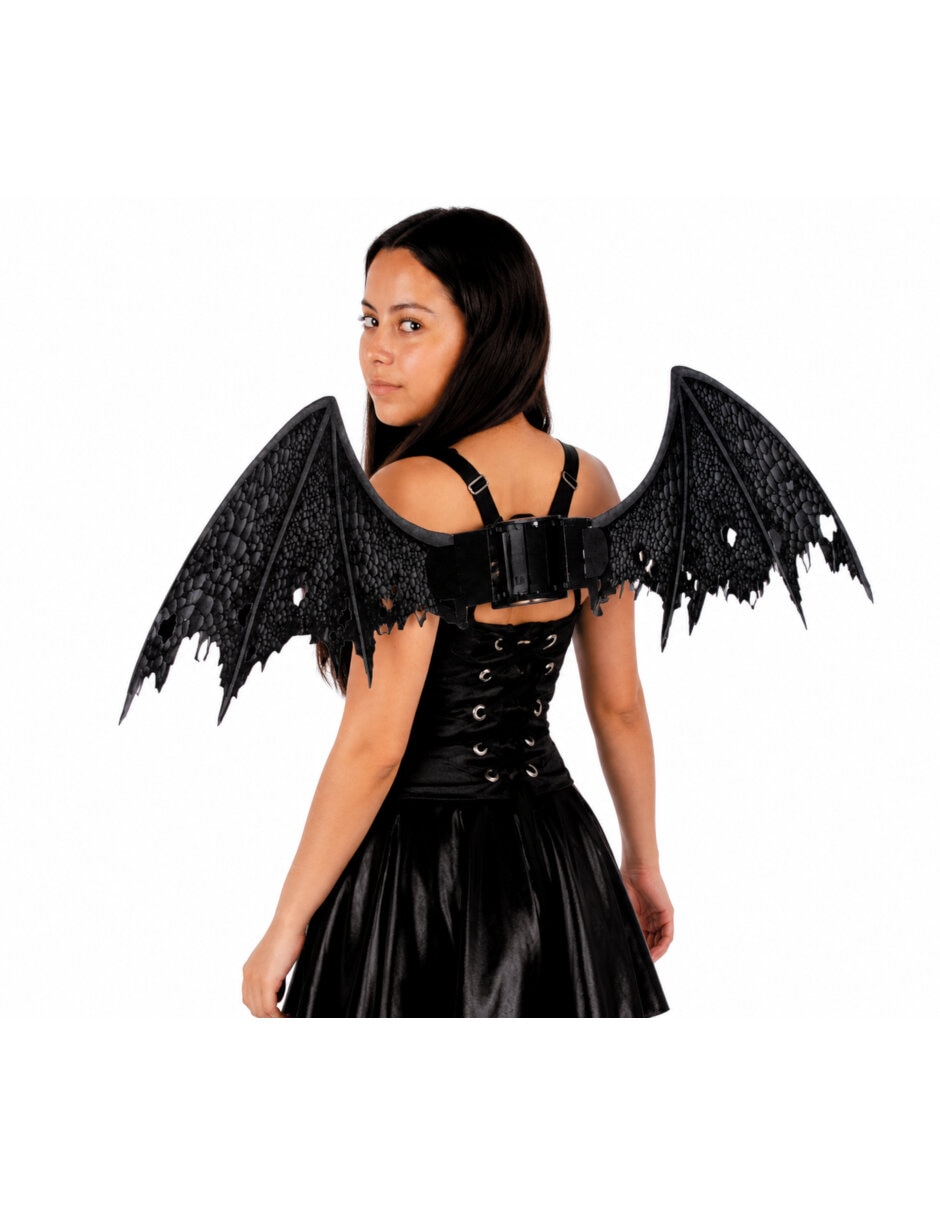 Alas para disfraz Espectrales Tenebrosas Accesorio 4