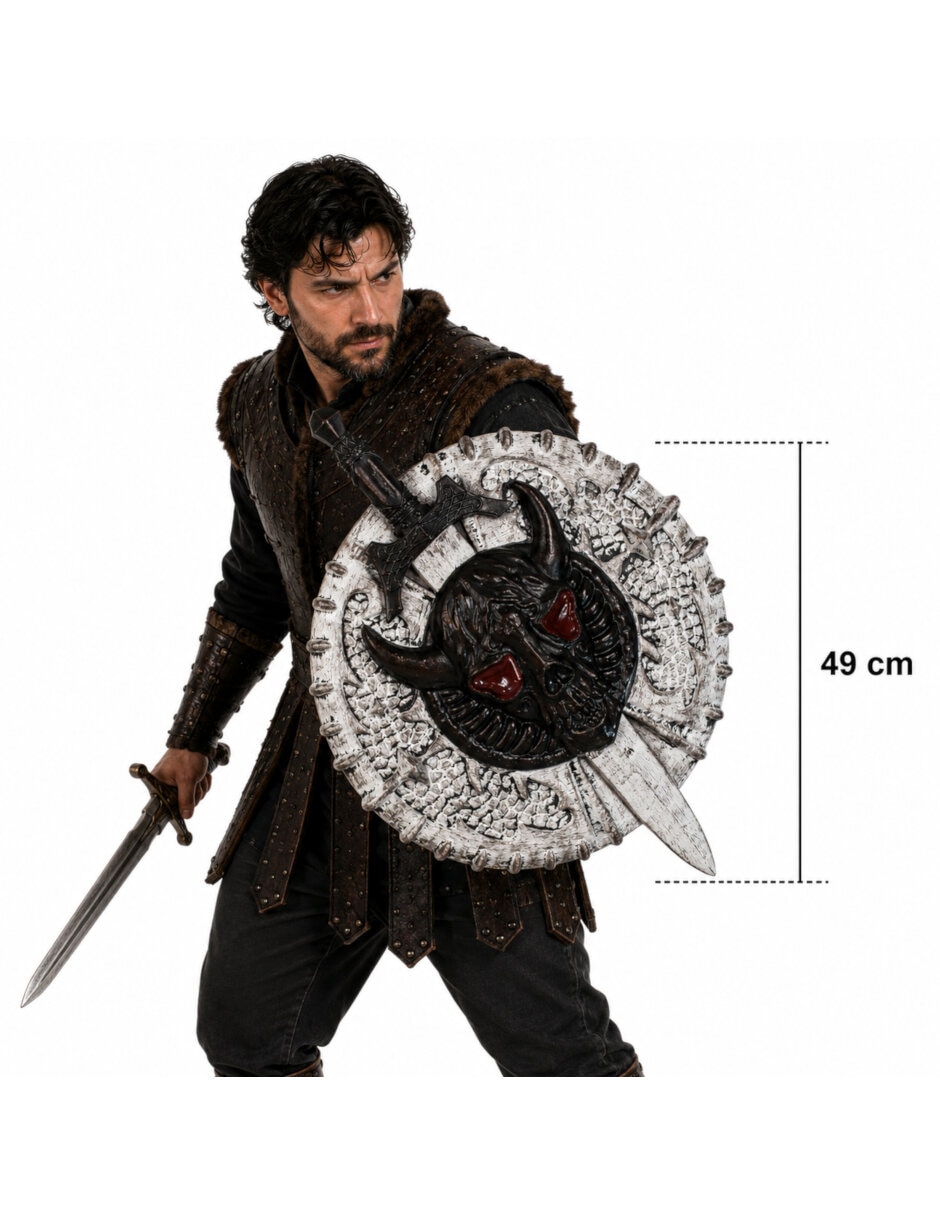 Escudo para disfraz de Escudo Medieval con Espada Accesorio 4