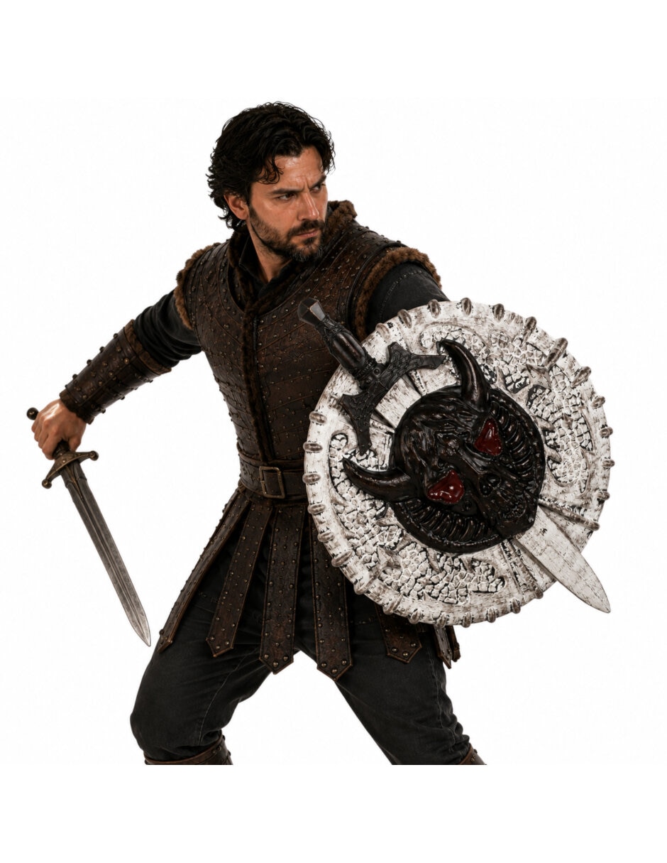 Escudo para disfraz de Escudo Medieval con Espada Accesorio 2