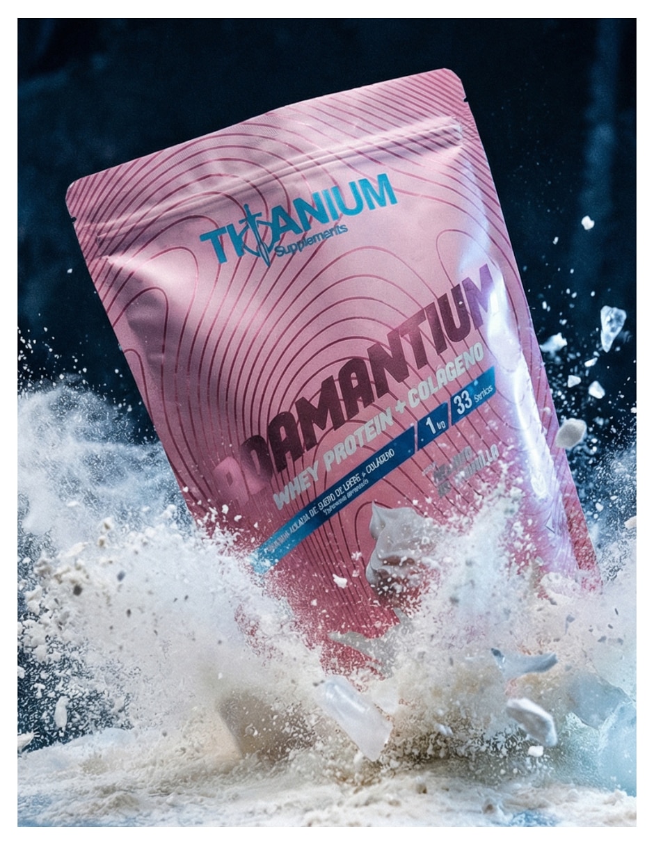 ADAMANTIUM con Colágeno y Proteína de Suero de Leche sabor Helado de vainilla de 2