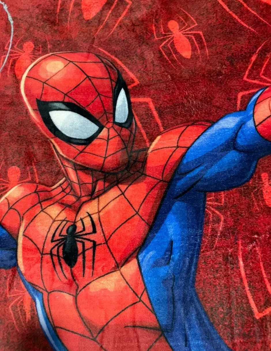 Cobertor marvel spiderman estampado infantil 3