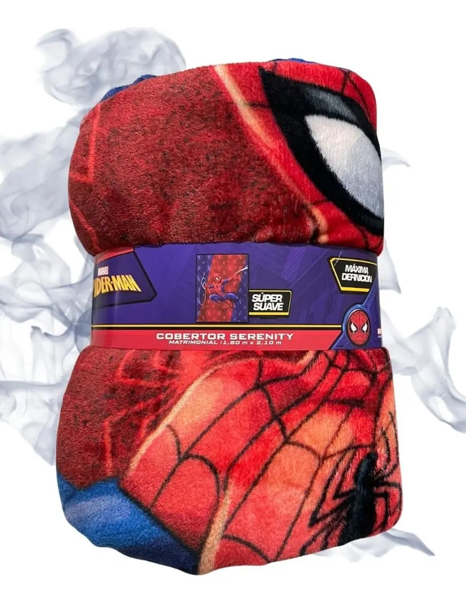 Cobertor marvel spiderman estampado infantil 2