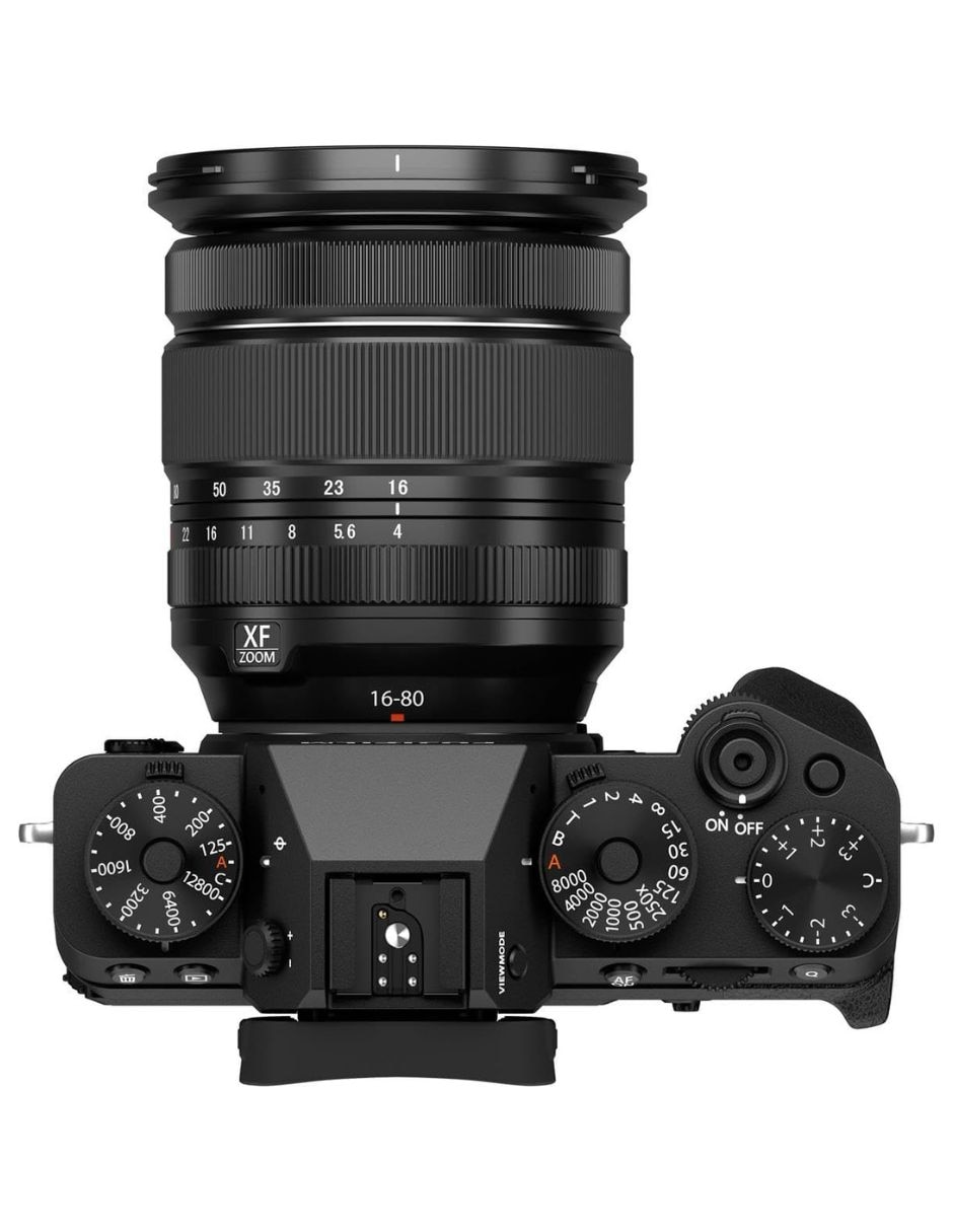Kit cámara sin espejo y accesorios kit x-t5 + xf16-3.150 - negro con lente 16 a 80 mm f / 4 x-mount