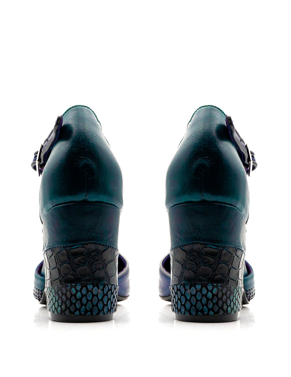 Zapato de tacón de piel para mujer 5