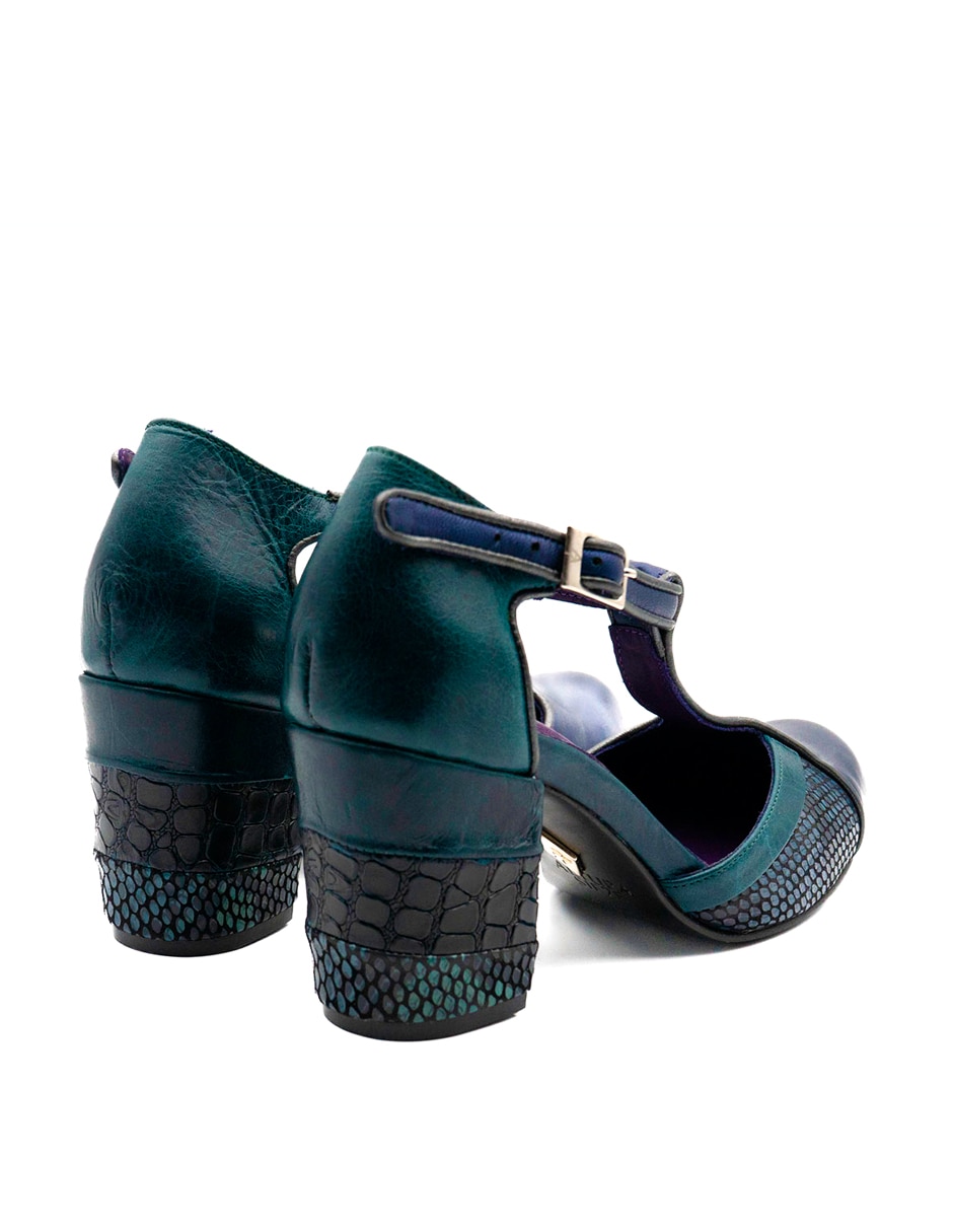 Zapato de tacón de piel para mujer 2