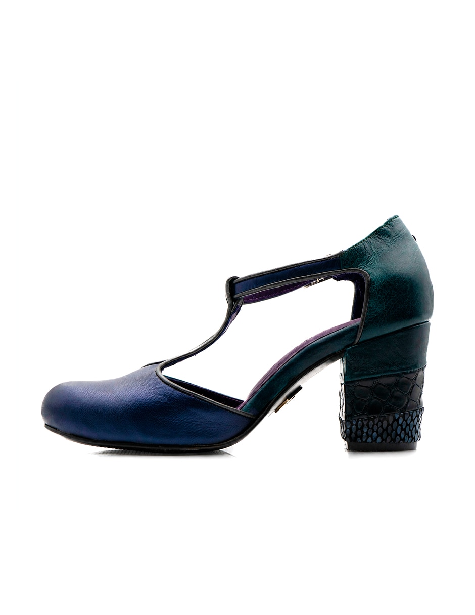 Zapato de tacón de piel para mujer 3
