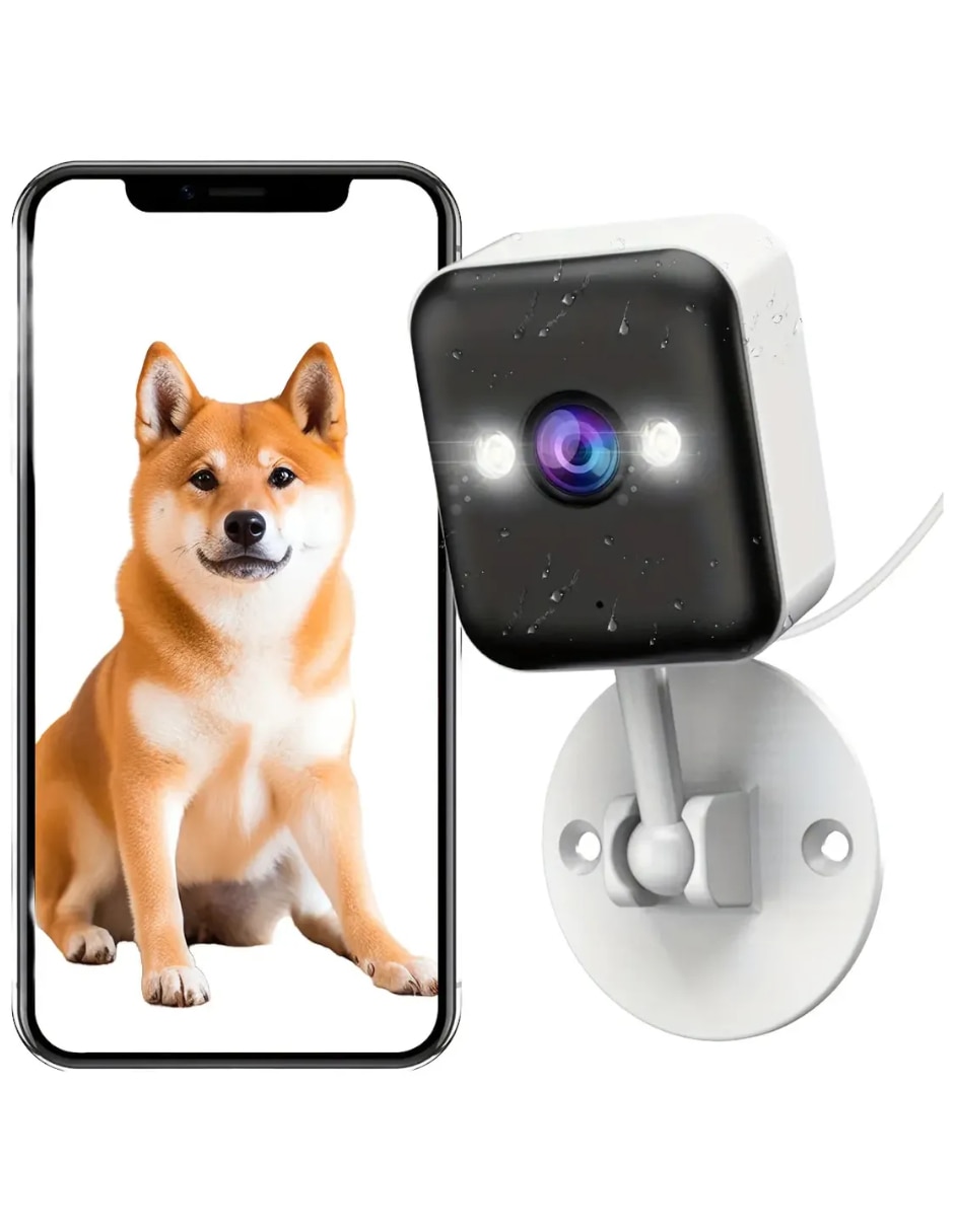 Cámara Wi-Fi de seguridad modelo inalámbrica Full HD 360° visiòn nocturma para interior y exterior 5
