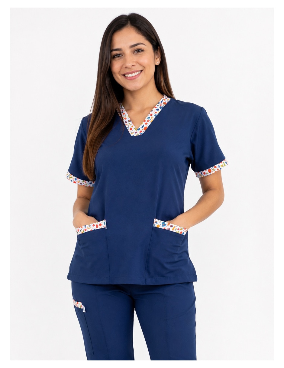 Set filipina-pantalón estilo recto para mujer 3