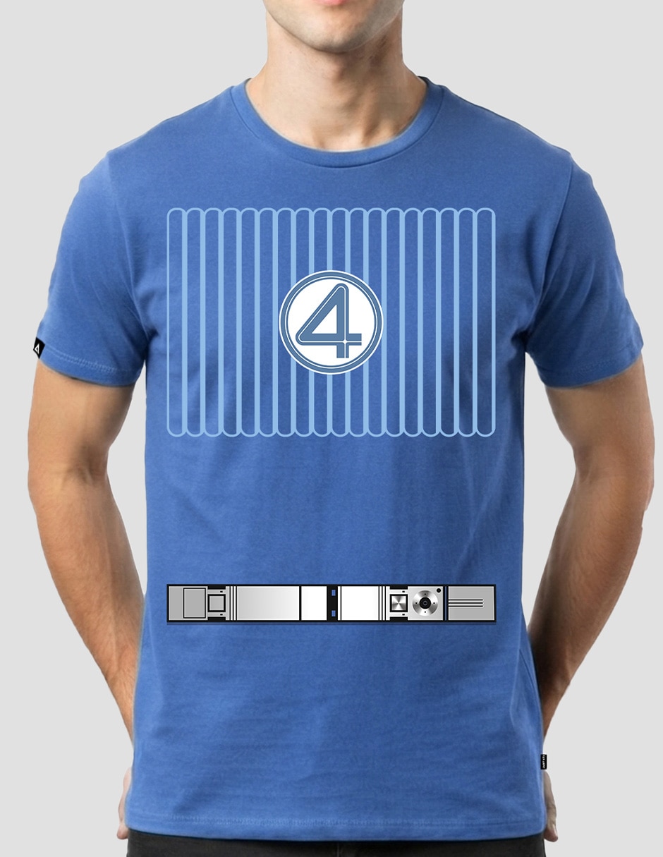 Playera Torso 4 Fantásticos cuello redondo para hombre 2