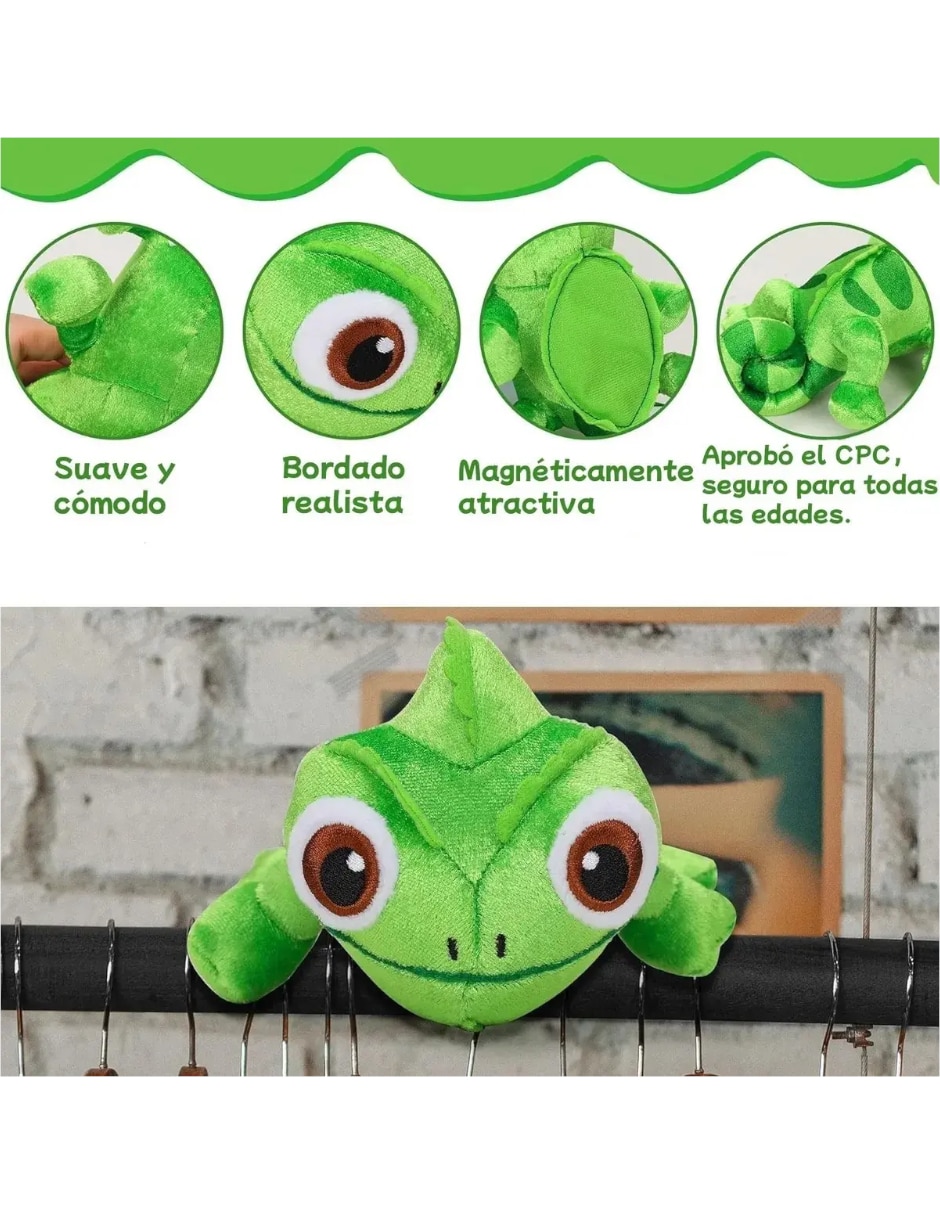 Peluche de camaleón de 8 cm