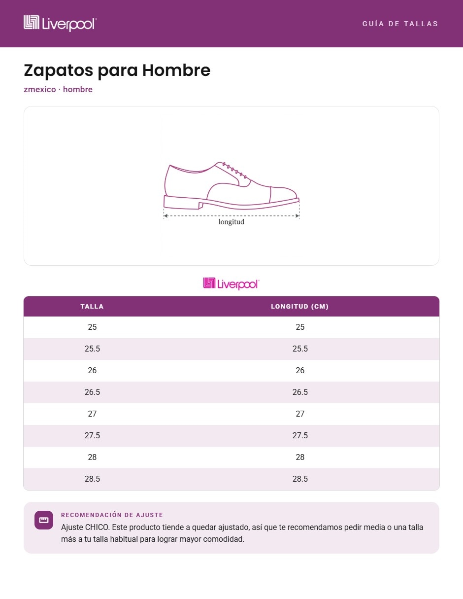 Zapato derby para hombre 6