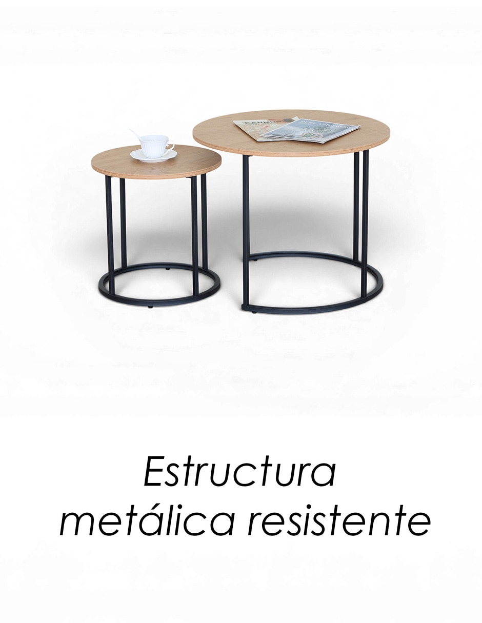 Juego de mesas para Interior 2 piezas 2