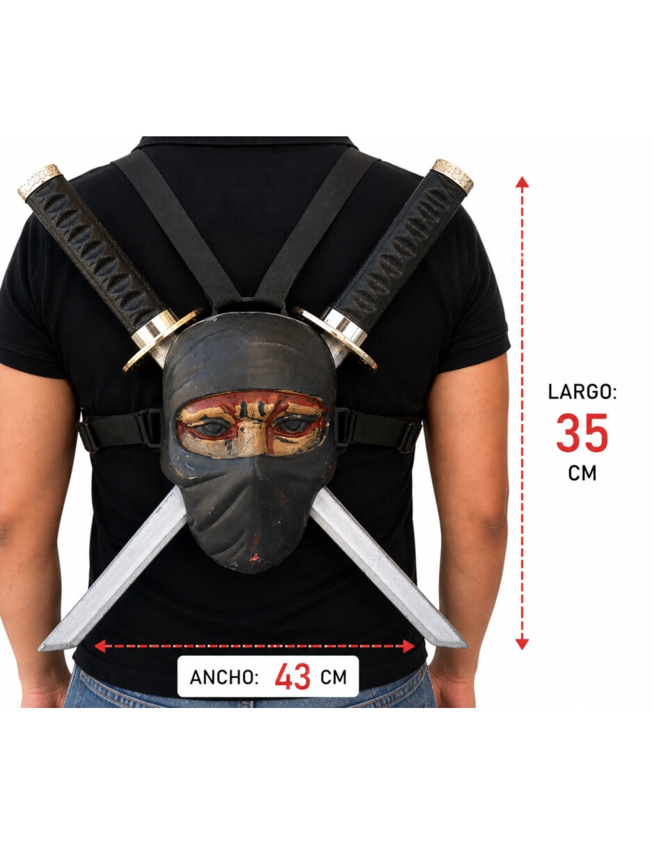 Colgante para disfraz de kit de sables ninja accesorio para disfraz 4