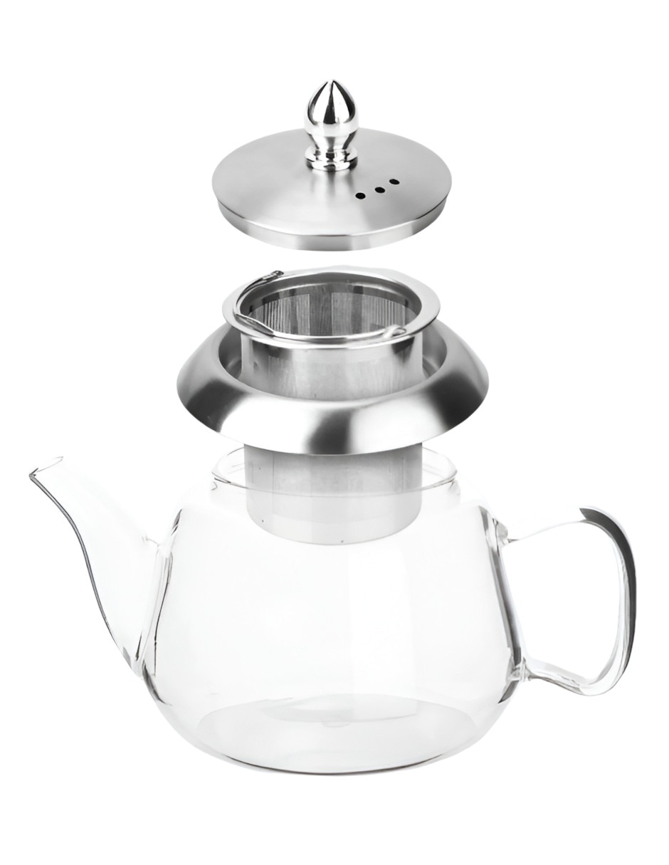 Tetera infusora de vidrio