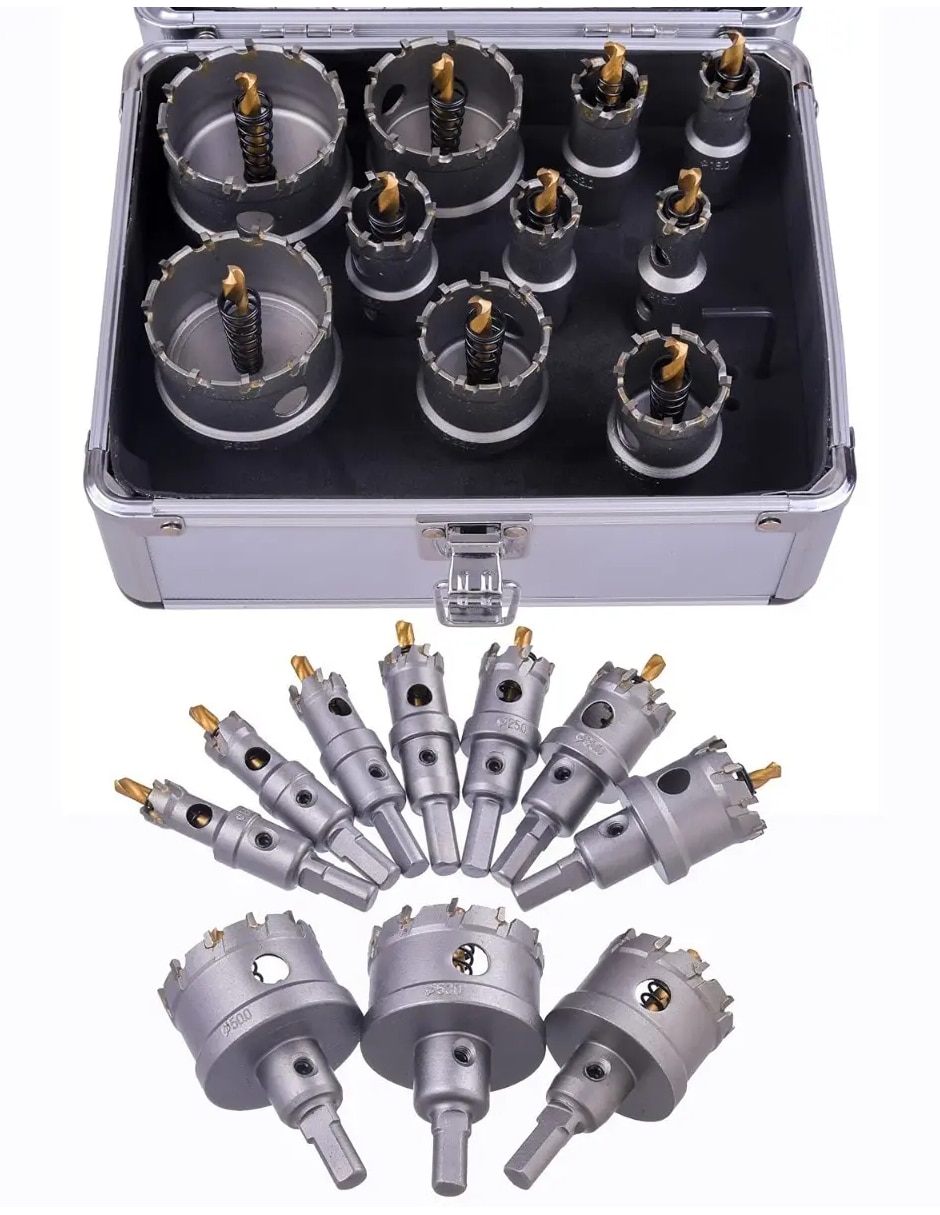Juego brocas multimateriales con 10 piezas