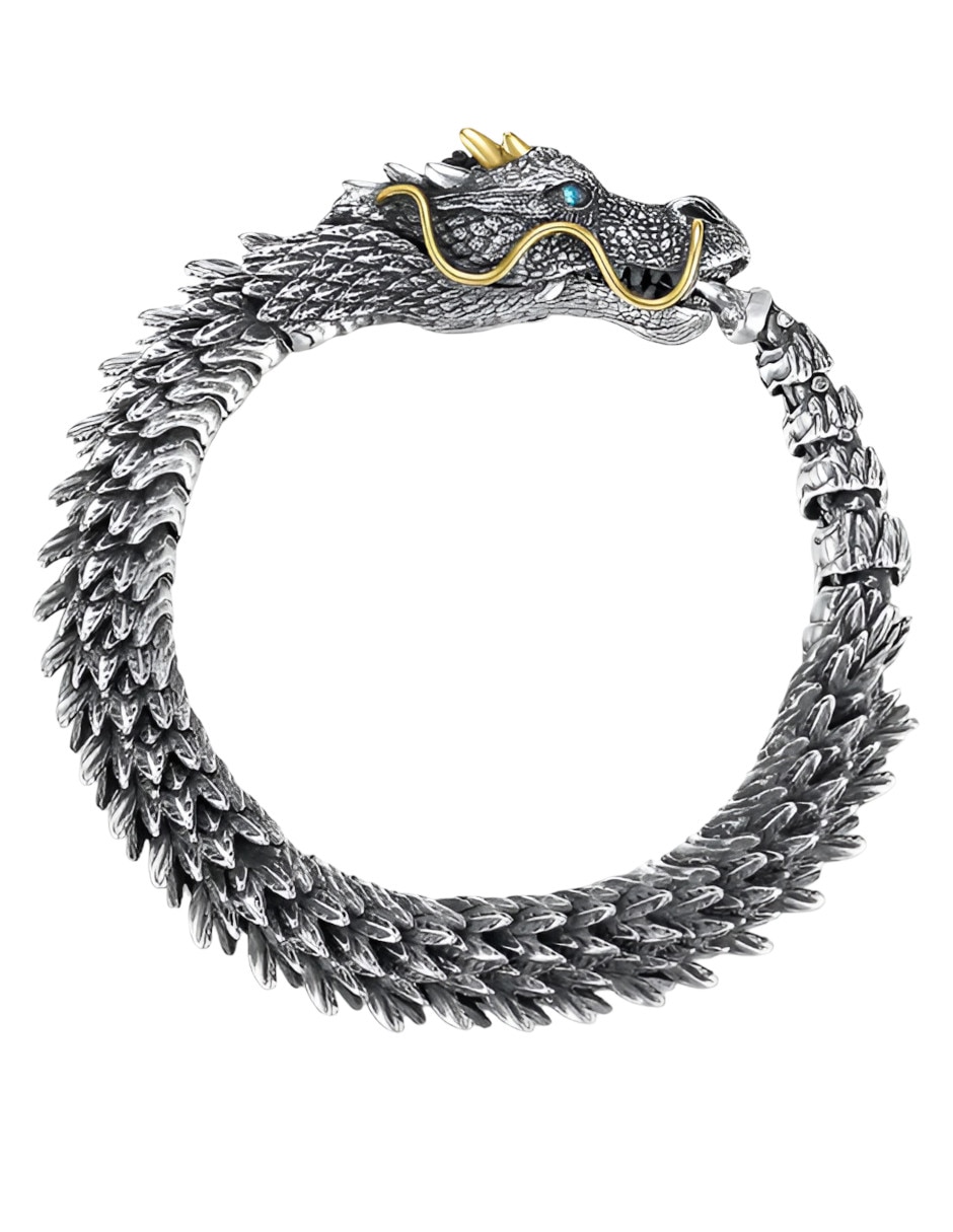 Brazalete de acero inoxidable acabado