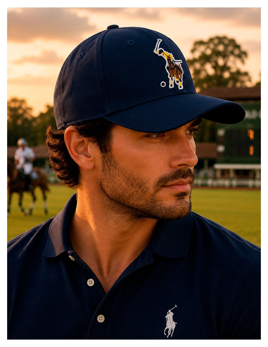 Gorra visera curva velcro casual para hombre 6