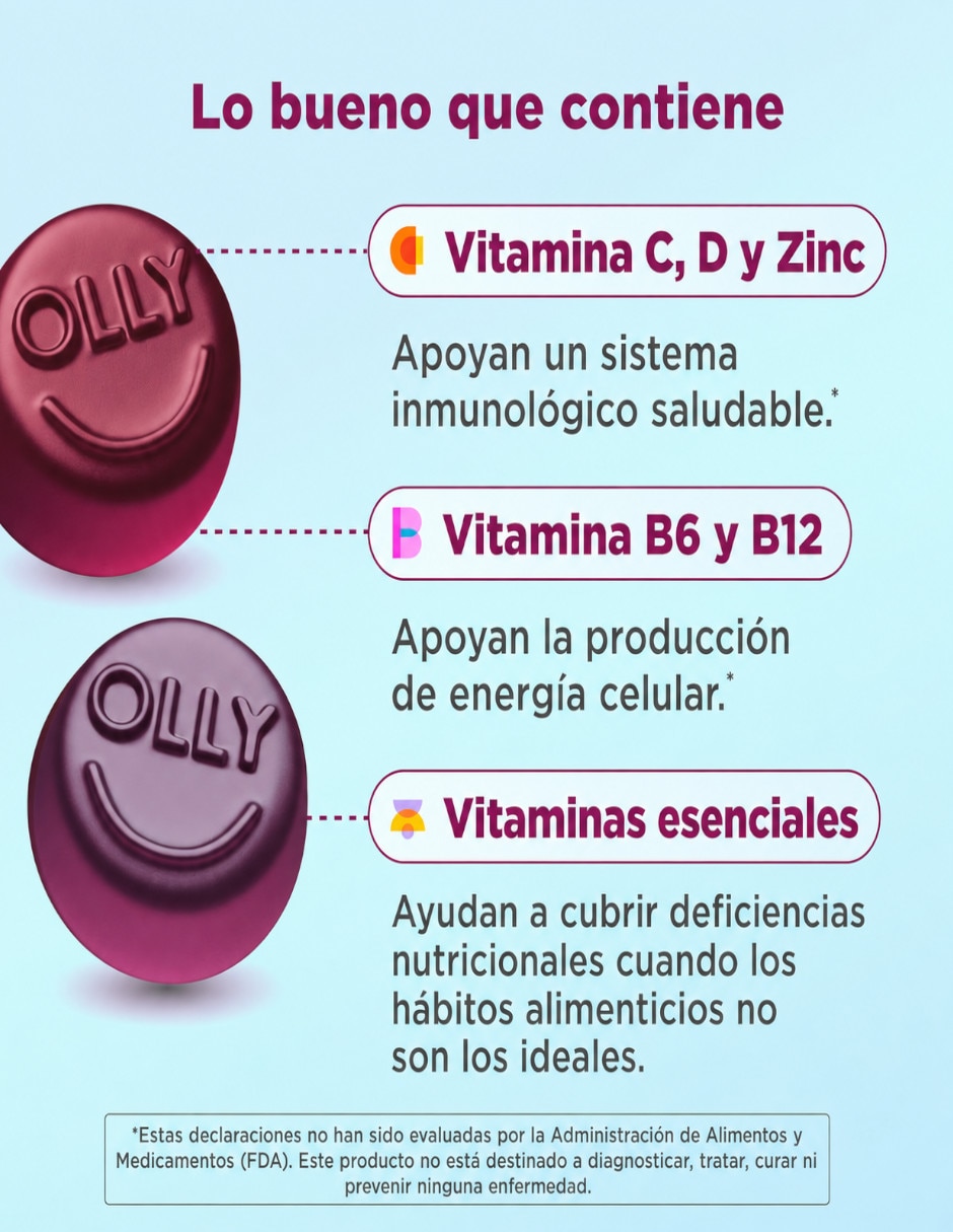 Gomitas multivitamínicas con Multivitaminico Blackberry Citrus de 200 gomitas 5