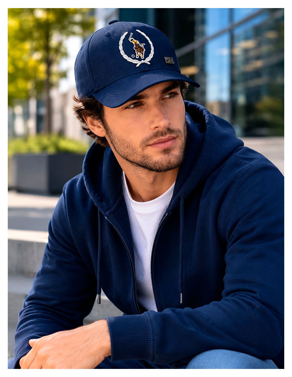 Gorra visera curva velcro casual para hombre 5