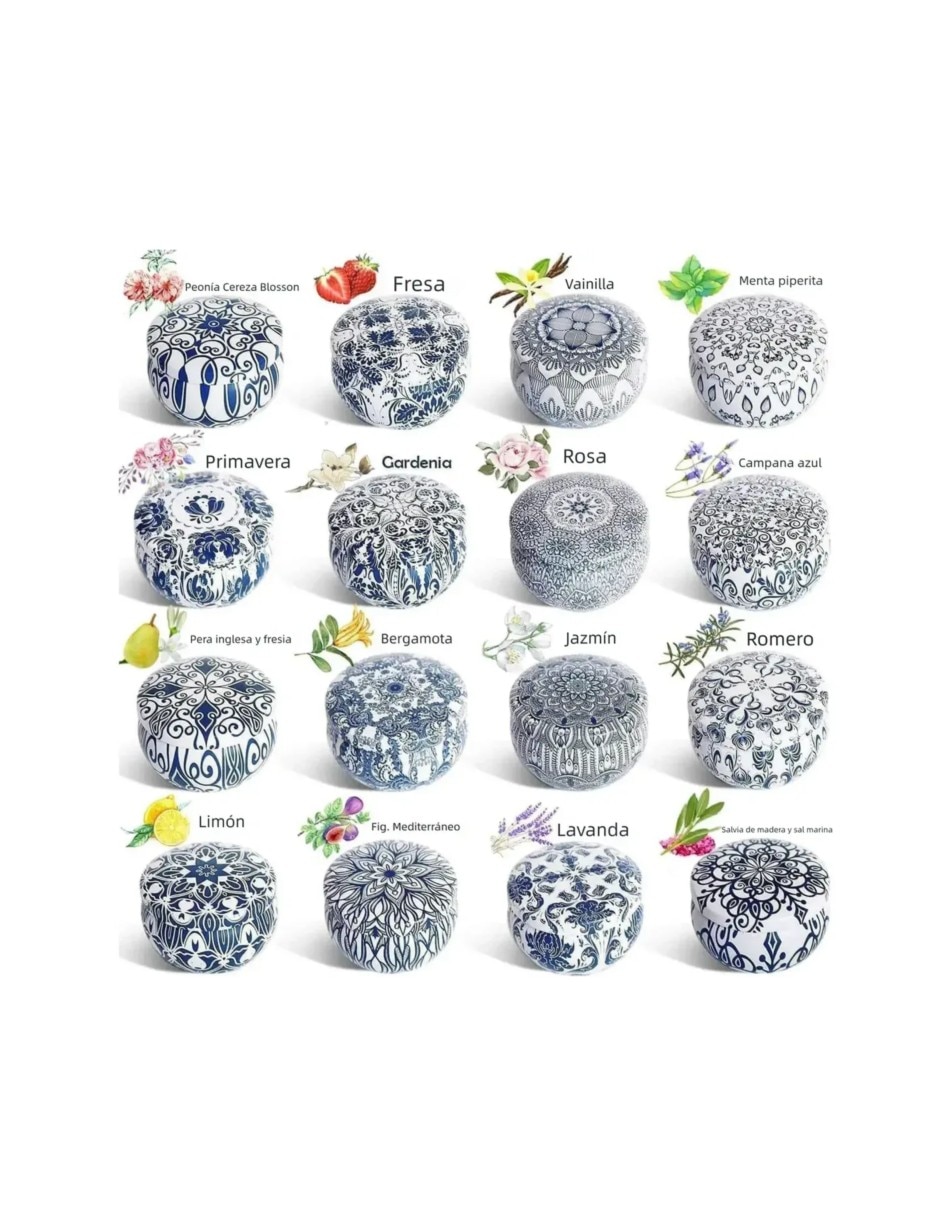 Set de velas aromáticas 16 piezas 4