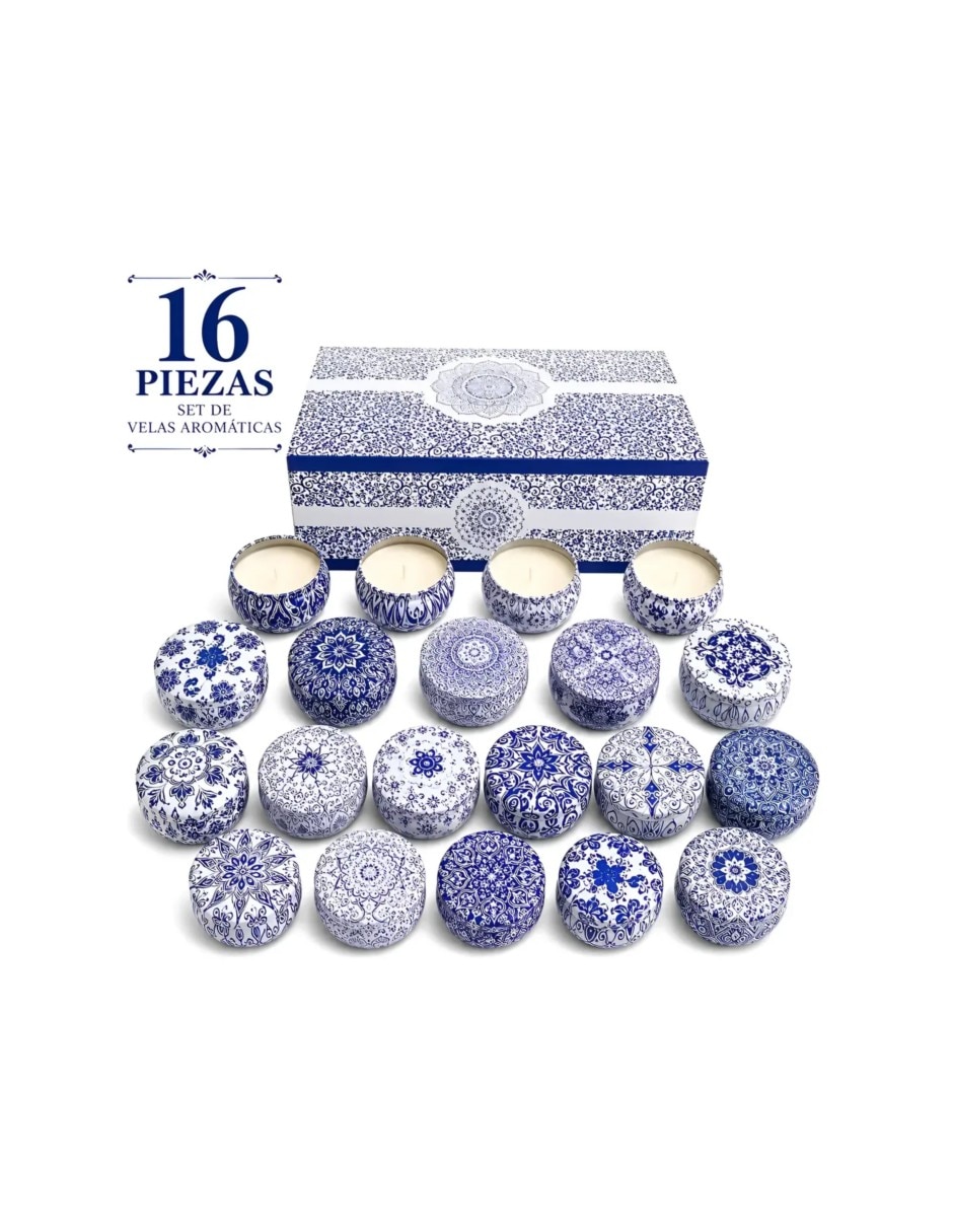 Set de velas aromáticas 16 piezas 3