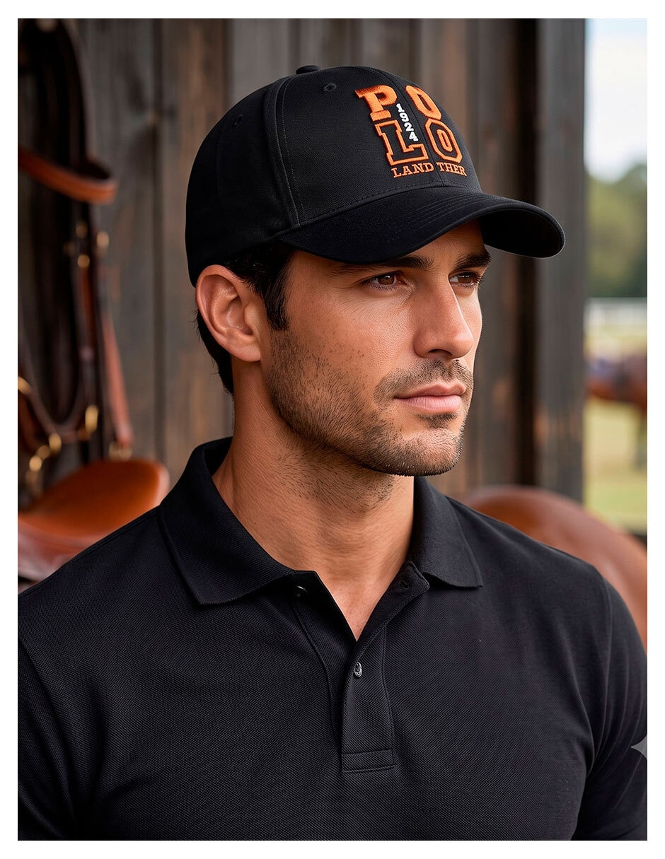 Gorra visera curva velcro casual para hombre 6