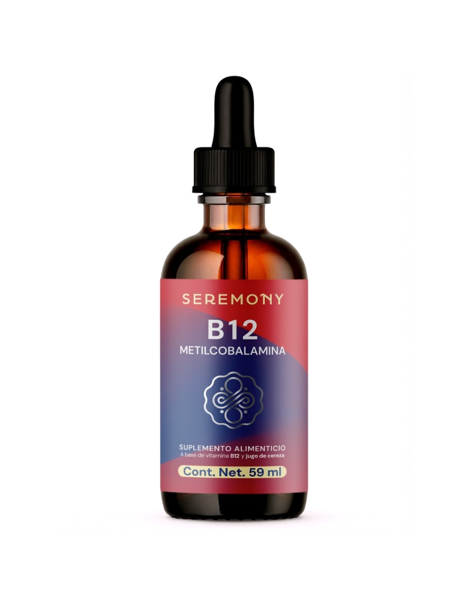 Metilcobalamina con vitamina B12 sabor cereza de 59 ml Metilcobalamina con vitamina B12 sabor cereza de 59 ml