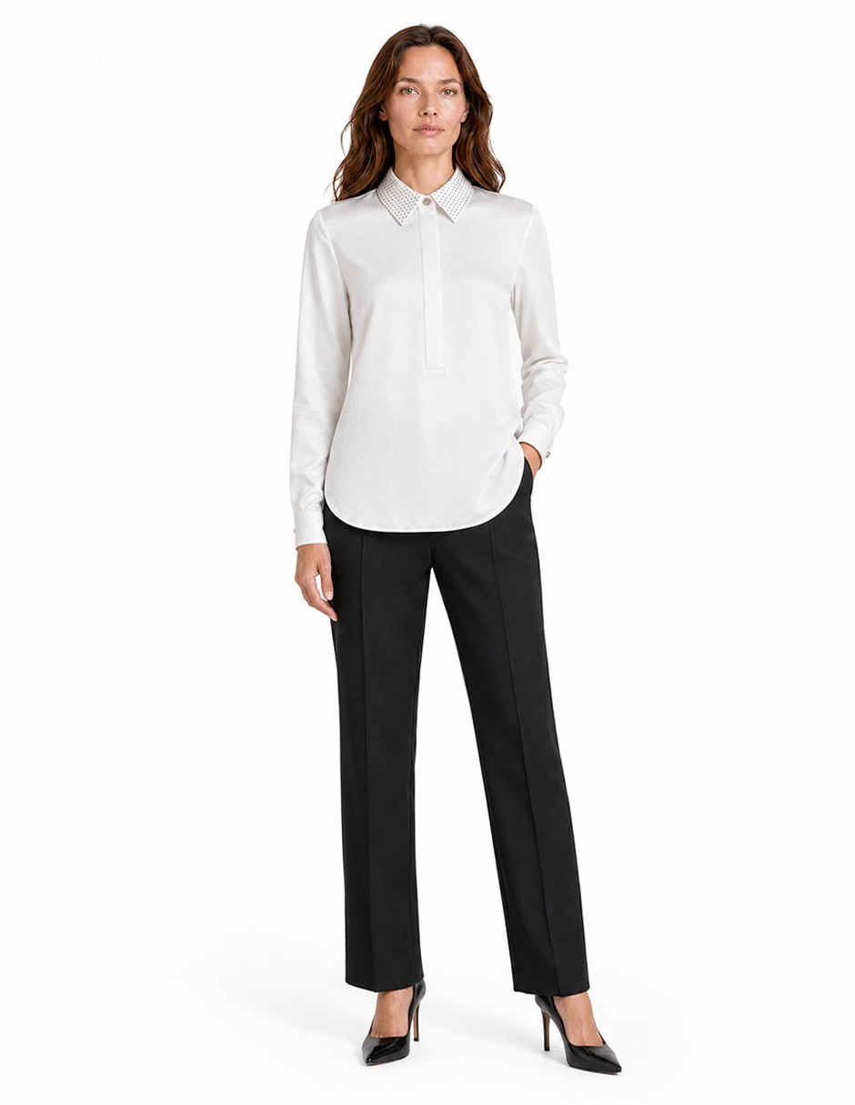Blusa manga larga para mujer 6