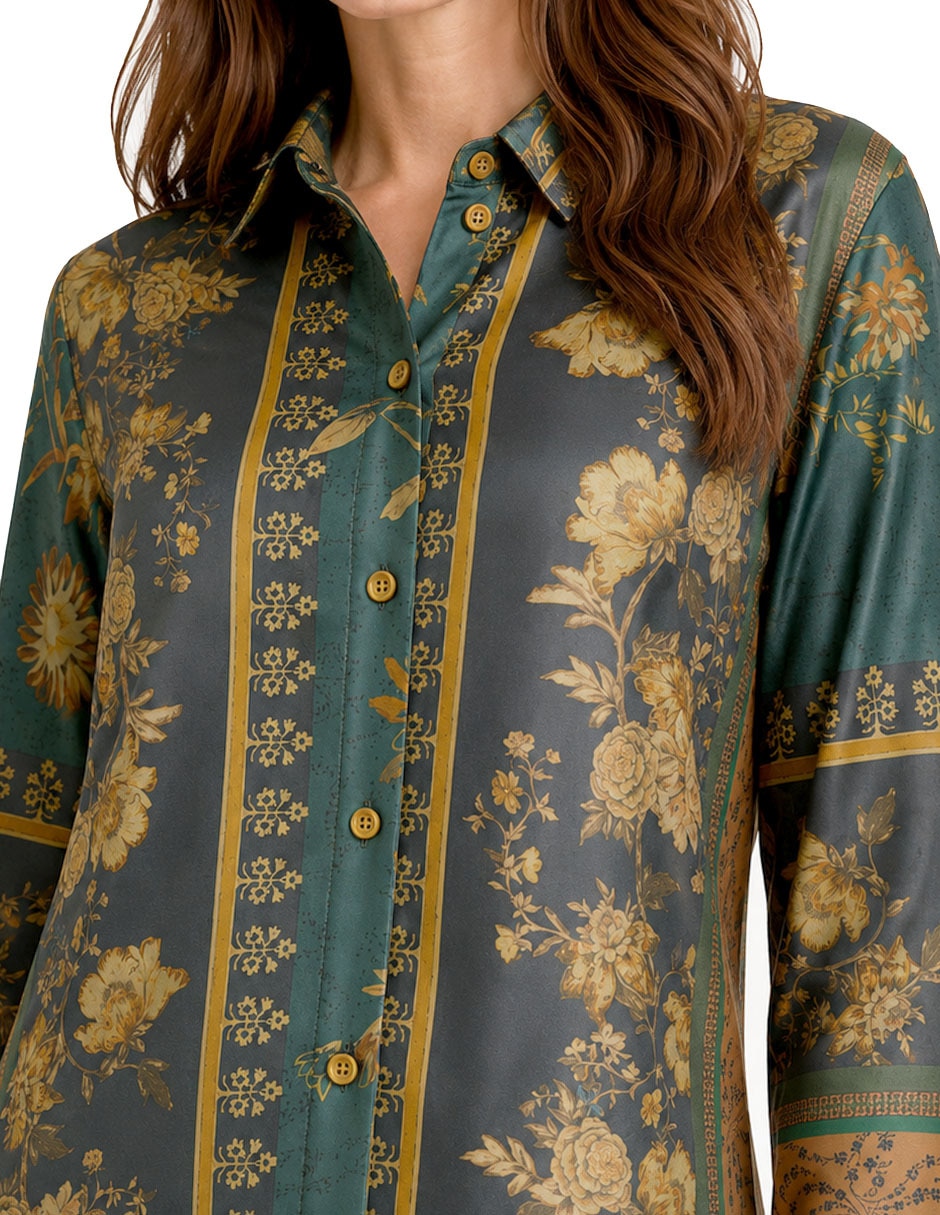 Blusa manga larga para mujer 4