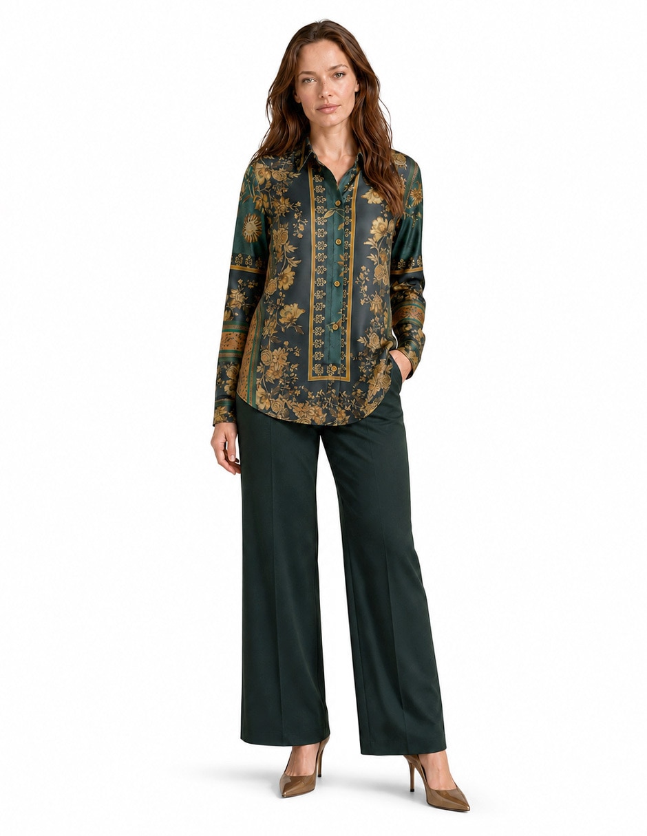 Blusa manga larga para mujer 6