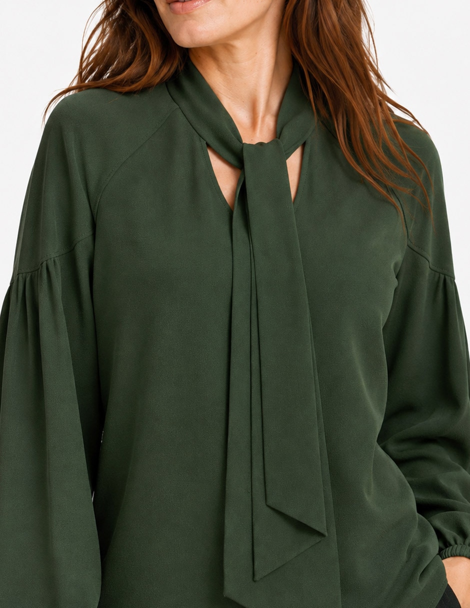 Blusa manga larga para mujer 4
