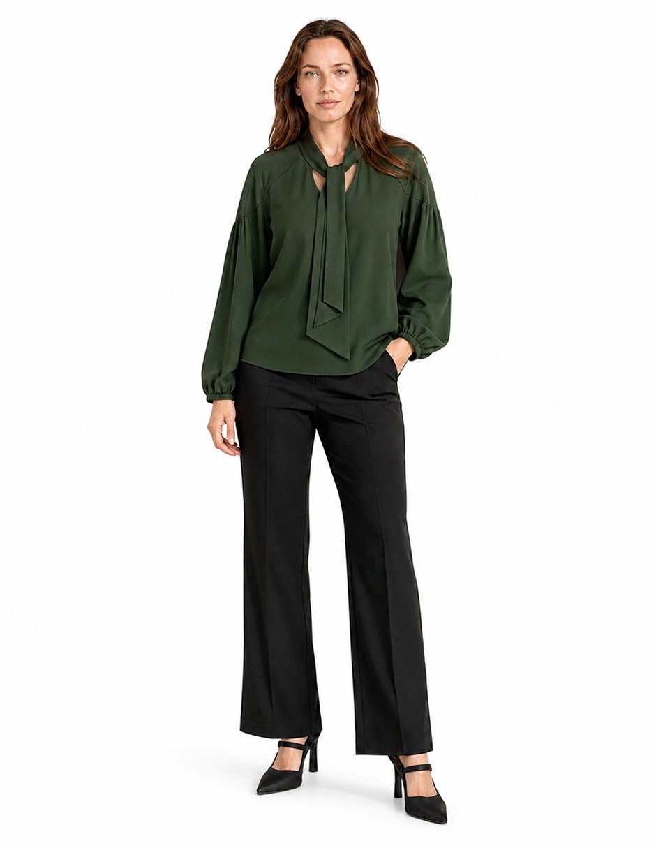 Blusa manga larga para mujer 6