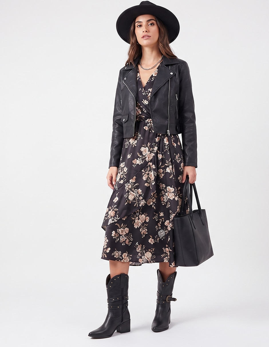 Bota cowboy abajo de la rodilla para mujer 9