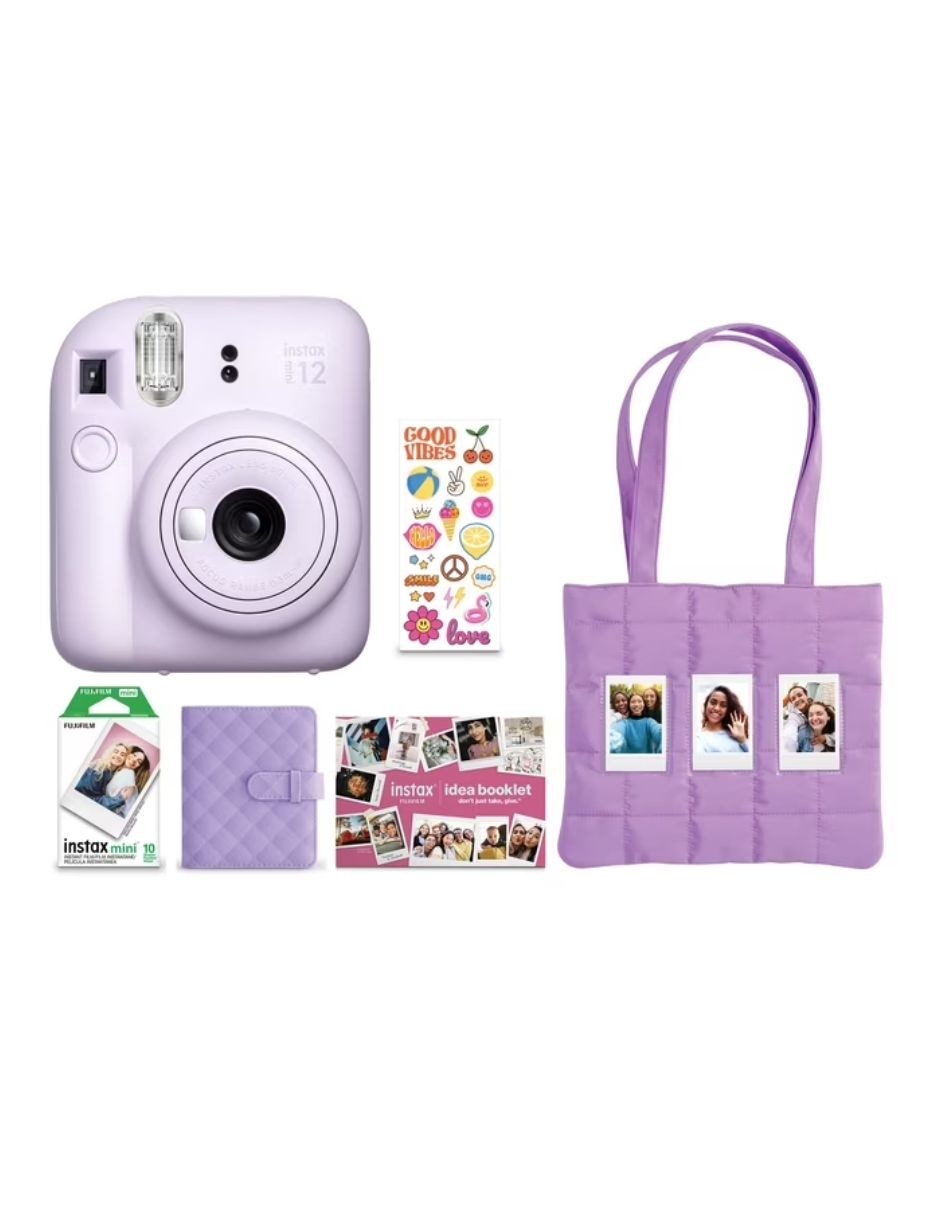 Cámara instantánea modelo fuji instax mini 12 holiday bundle Cámara instantánea modelo fuji instax mini 12 holiday bundle