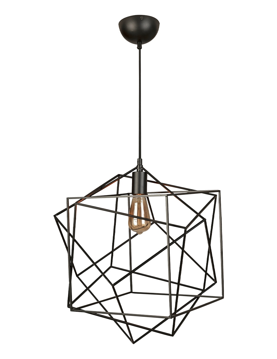 Lampara colgante incandescente y led 5
