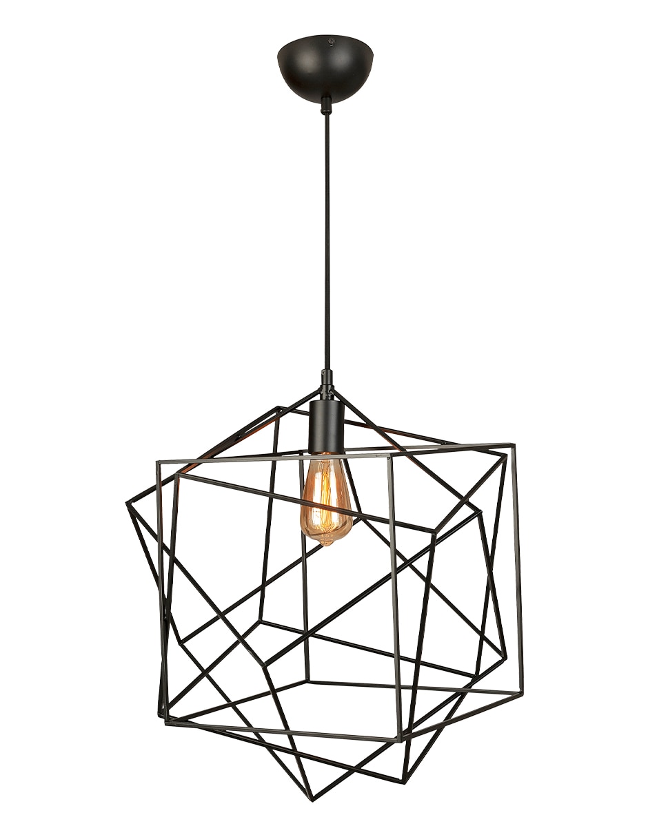 Lampara colgante incandescente y led 4