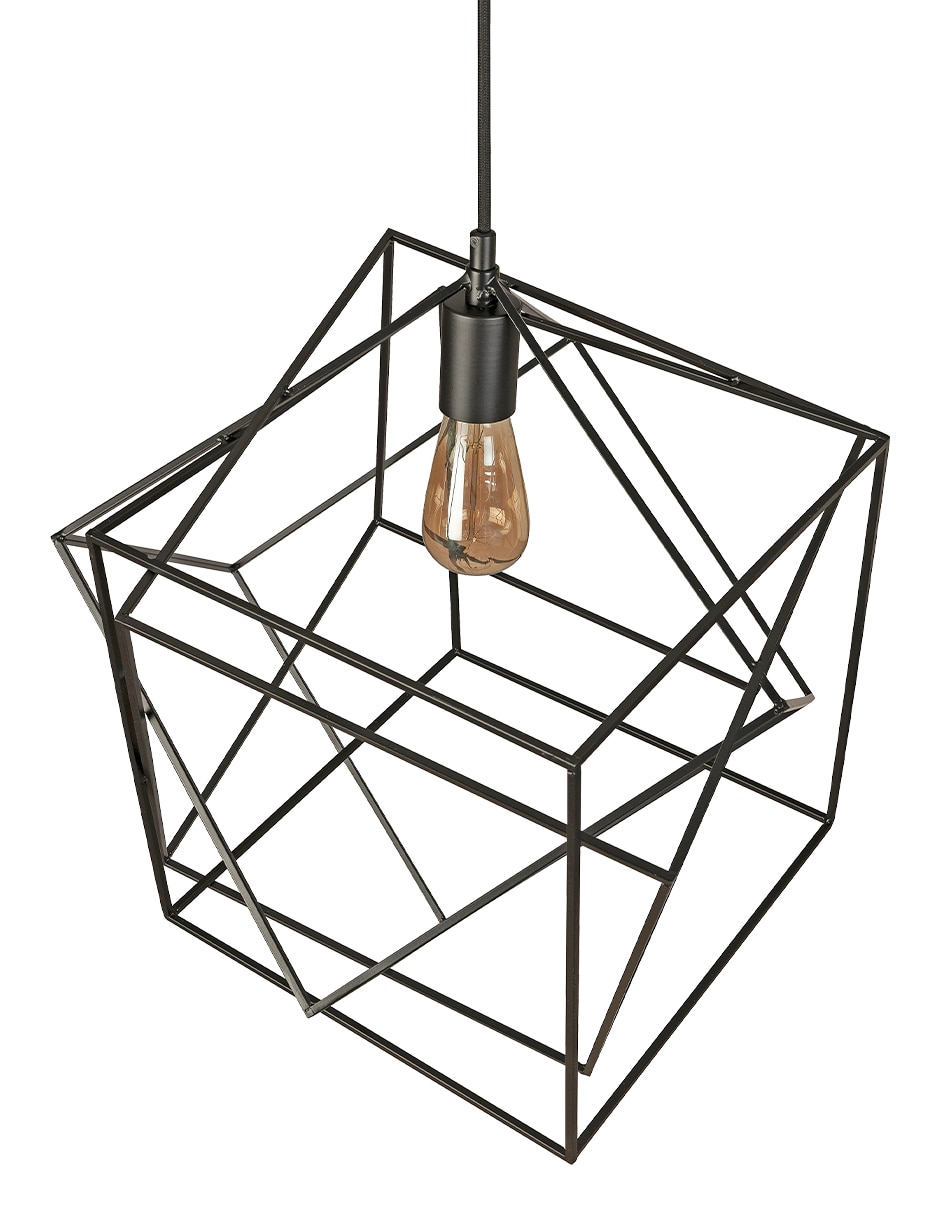Lampara colgante incandescente y led 3