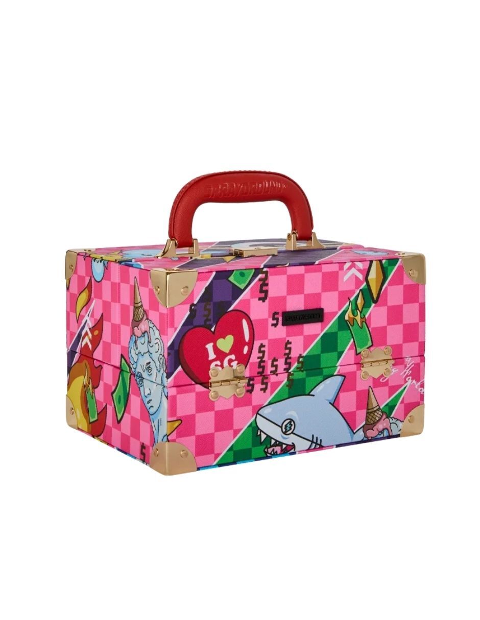 Joyero Kawaii Chaos con espejo y cerradura 6