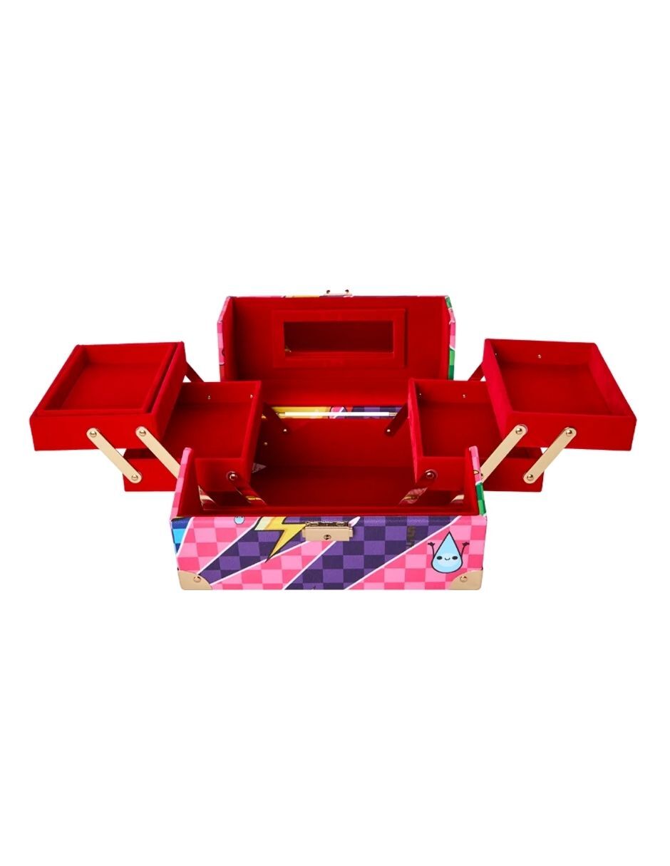 Joyero Kawaii Chaos con espejo y cerradura