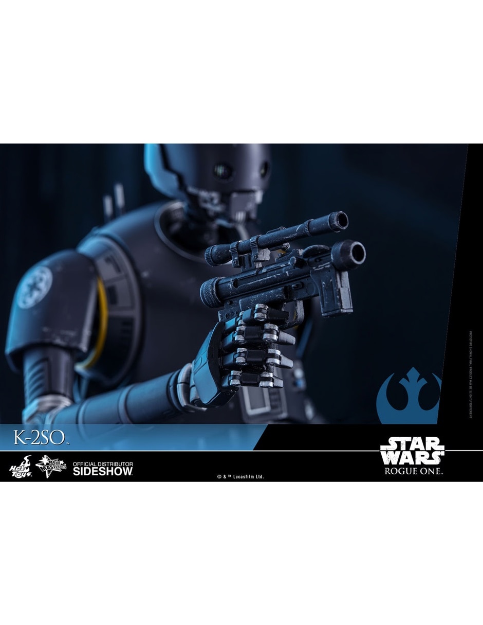Figura de colección articulada star wars rogue one k-2so estándar con luz 6