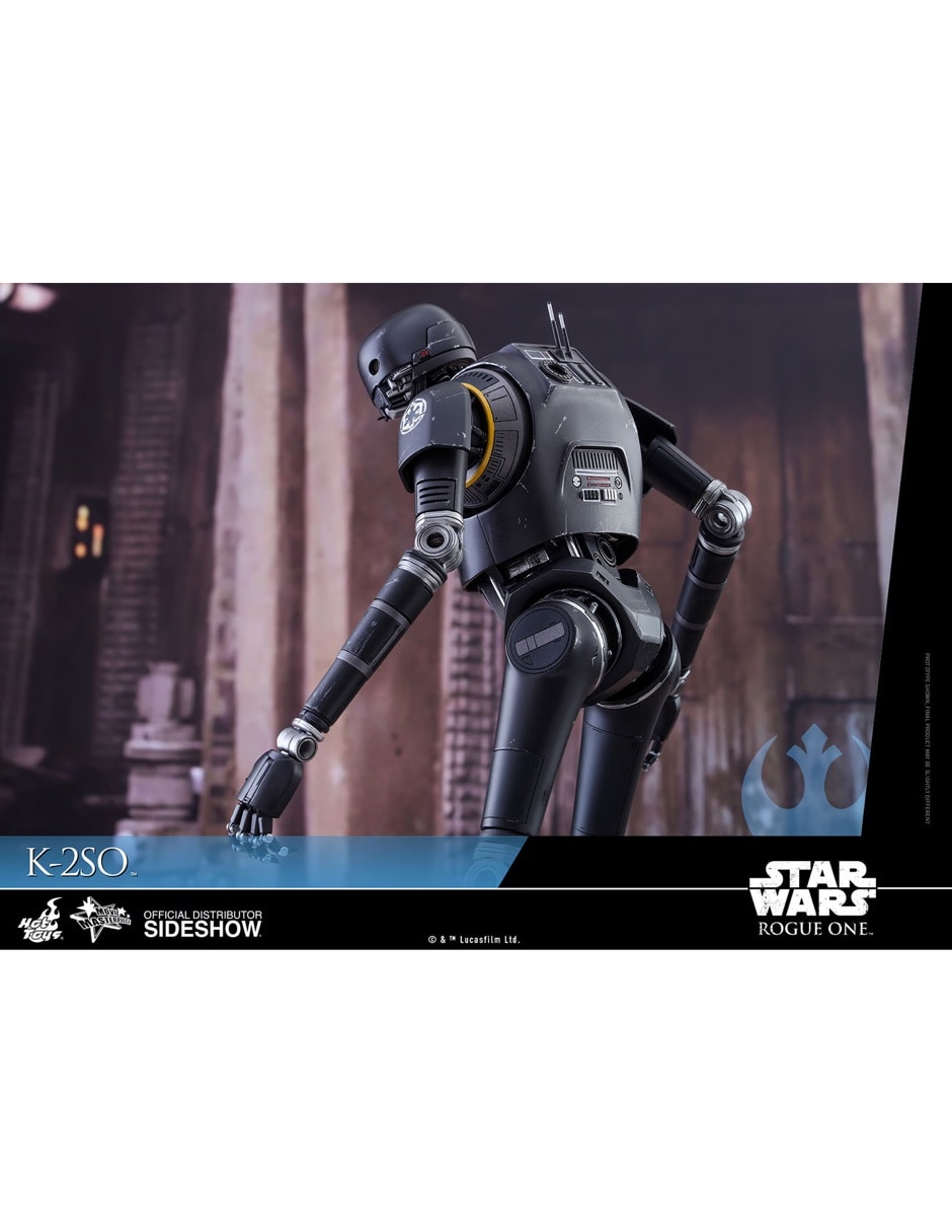 Figura de colección articulada star wars rogue one k-2so estándar con luz