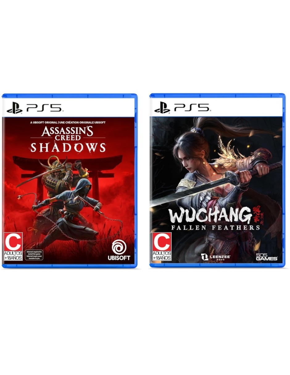 Assassin´s Creed Shadows + Wuchang: Fallen Feathers Bundle para PS5 Assassin´s Creed Shadows + Wuchang: Fallen Feathers Bundle para PS5