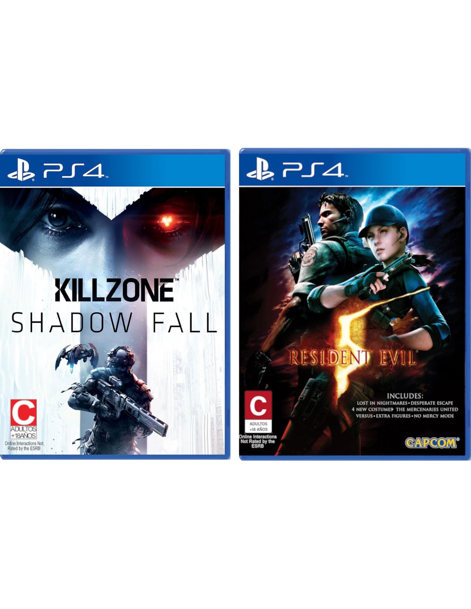 Killzone Shadow Fall Hits + Resident Evil 5 Bundle para PS4 Killzone Shadow Fall Hits + Resident Evil 5 Bundle para PS4