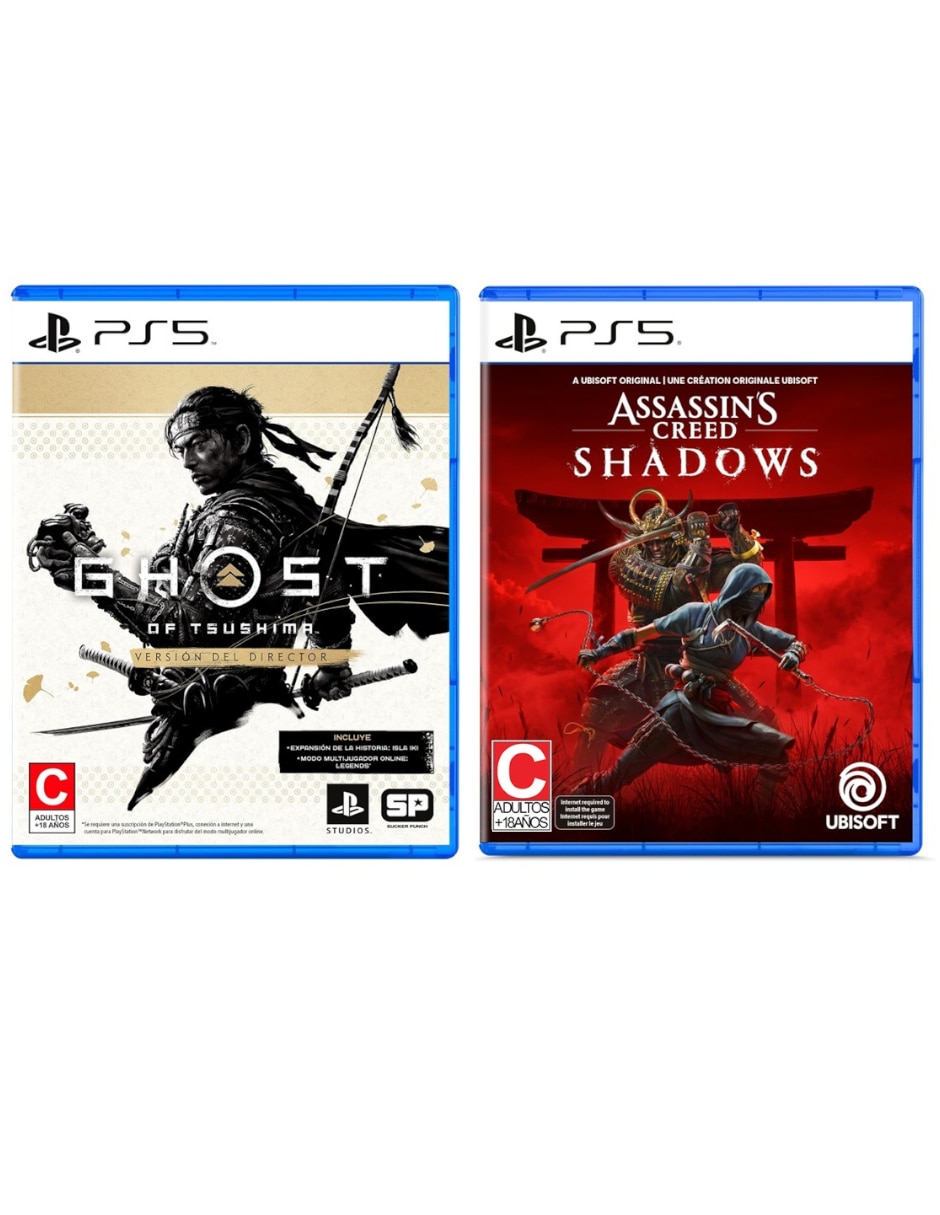 Ghost Of Tsushima Director's Cut + Assassin´s Creed Shadows Bundle para PS5 Ghost Of Tsushima Director's Cut + Assassin´s Creed Shadows Bundle para PS5