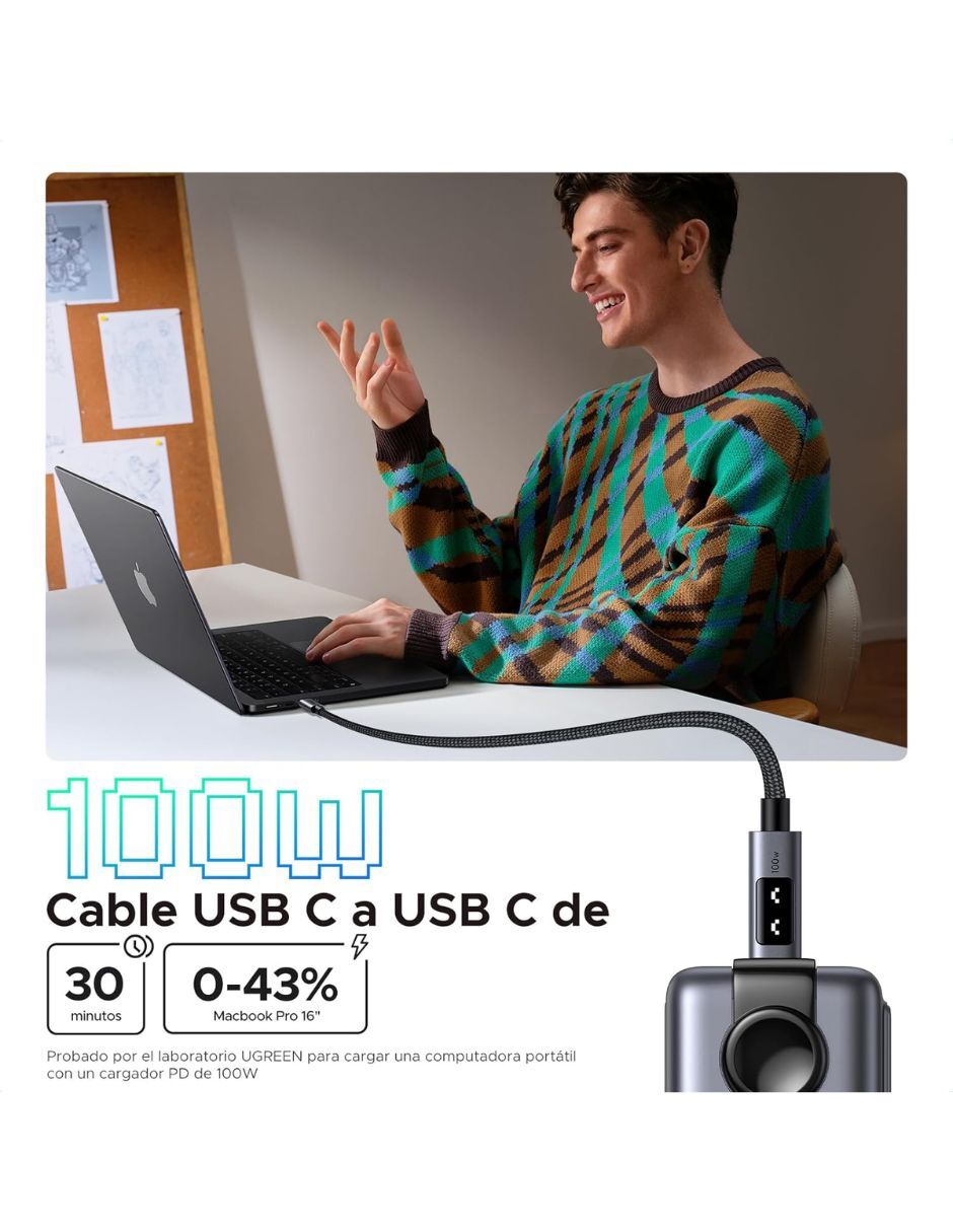 Cable c thunderbolt 3 xtellar a tipo usb c de 2 m 7